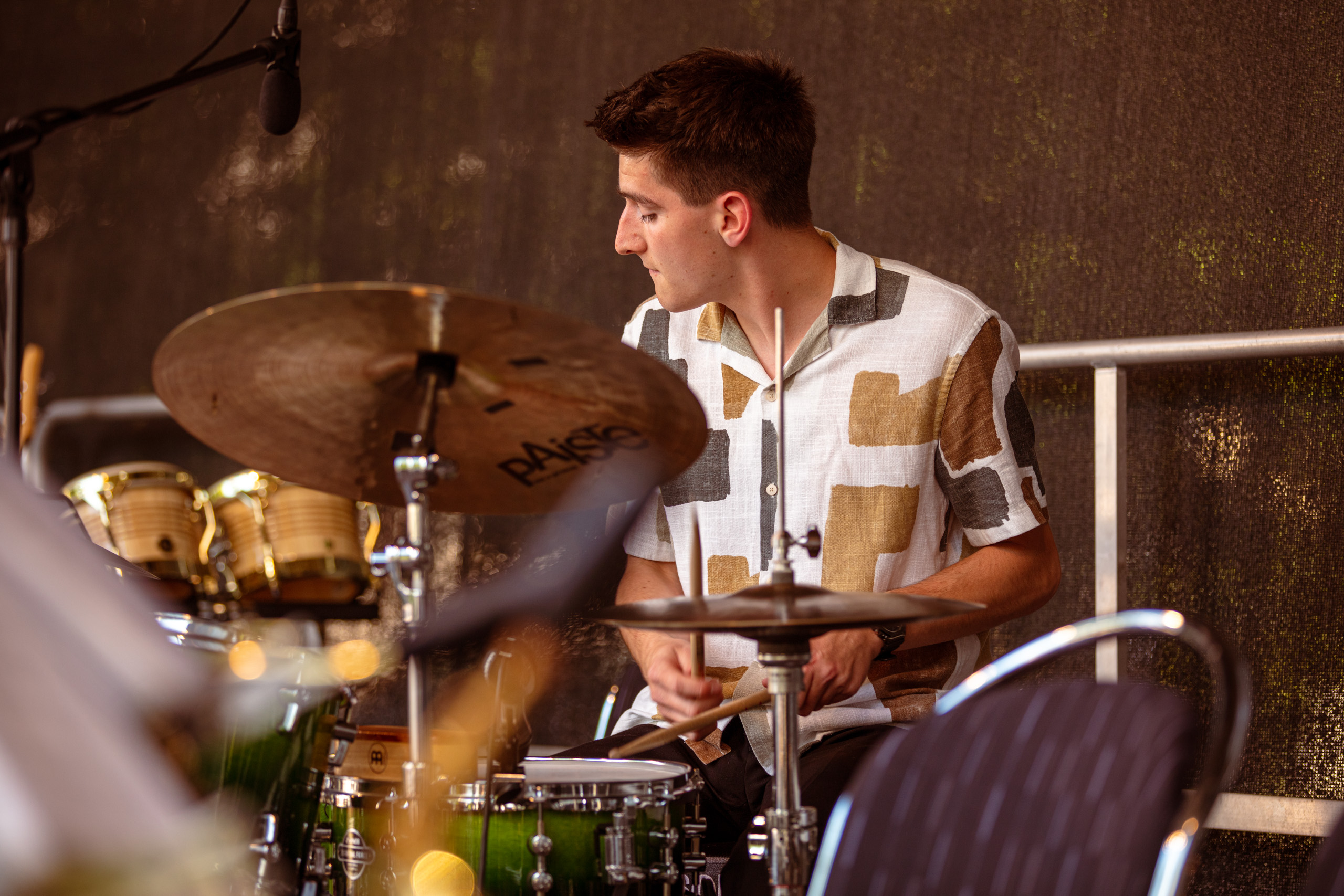 Ben Scheibe an den Drums