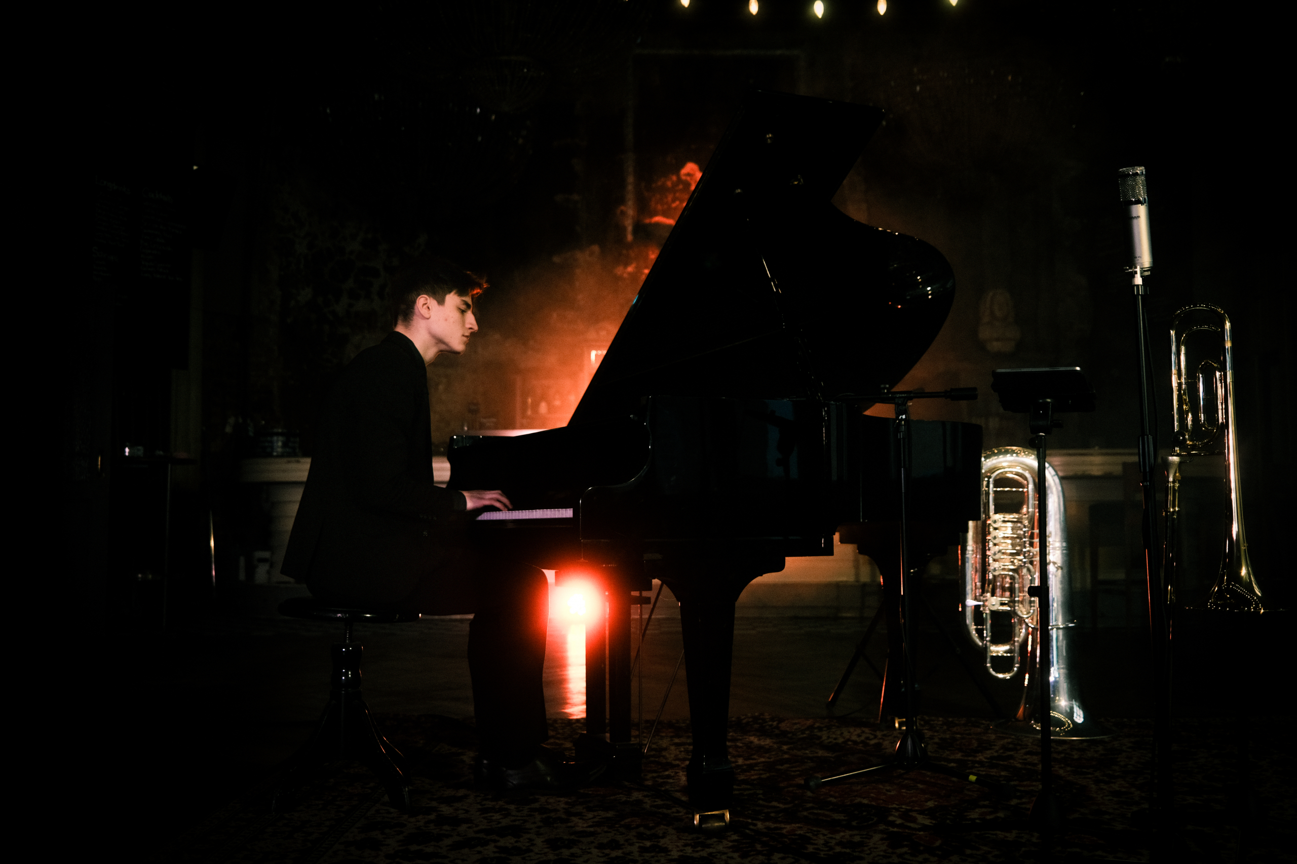 Friedrich Kirsche am Piano